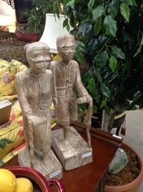 Asian statues