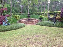 Incredible sculptures on the grounds for you to view from the driveway as you walk toward the sale; however, they are not for sale.