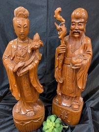 Carved figurines 