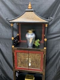 Small  Asian style accent cabinet