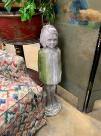 Another statue - little girl