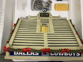 "Section One" of  Cowboy Stadium - Christmas decoration