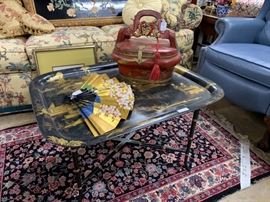 Asian style tray/coffee table