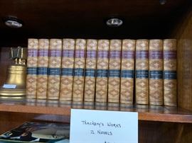 Handsome set of Thackery's Works - 11 novels