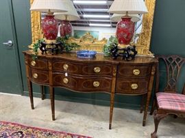 Impeccable taste will draw you to this stunning 6-drawer  buffet. 