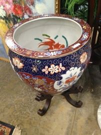 One of several Asian fish bowls/planter