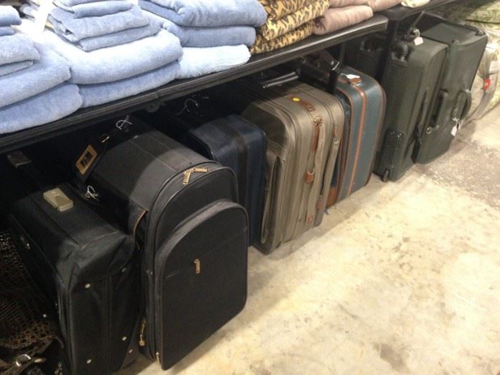 Assorted pieces of  luggage