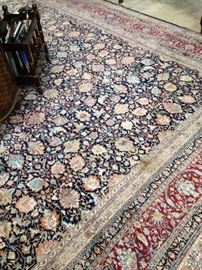 Antique rug 11 feet x 11 feet 6 inches (as is) 