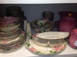 Franciscan Desert Rose serving pieces