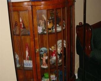 Curio full of collectibles