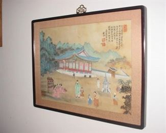 Vintage Korean silk