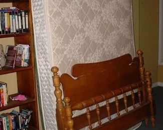 Full size bed with new mattress