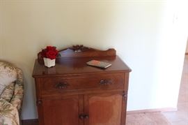 Cabinet w/carved handles (Victorian  era