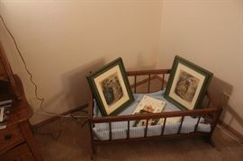 Cradle w/ turn spindles