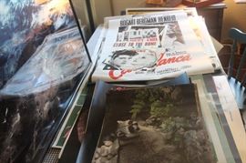 Vintage 80's music posters and some movie posters