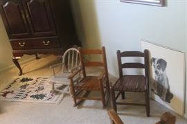 Vintage Childrens chairs