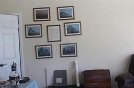 Mt. Sain Helen's Eruption Sequential Photos- Set of 6 W/ description