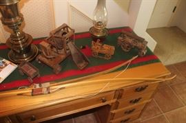 Vintage Cast Iron Toys "Huber"