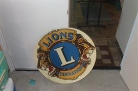 Lions Club Sign
