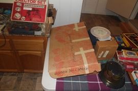 erector set, trains, doll house, die cast toys and games