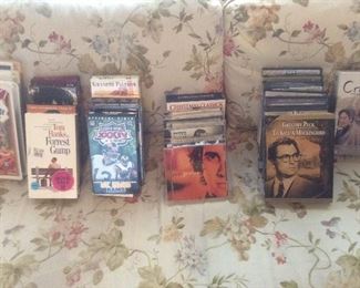 VHS ,CDs, dvds 