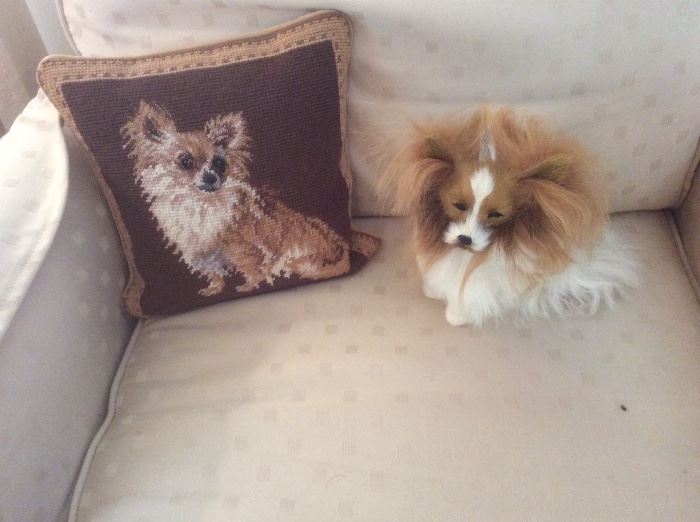 Buy a pillow and get this cute dog. 