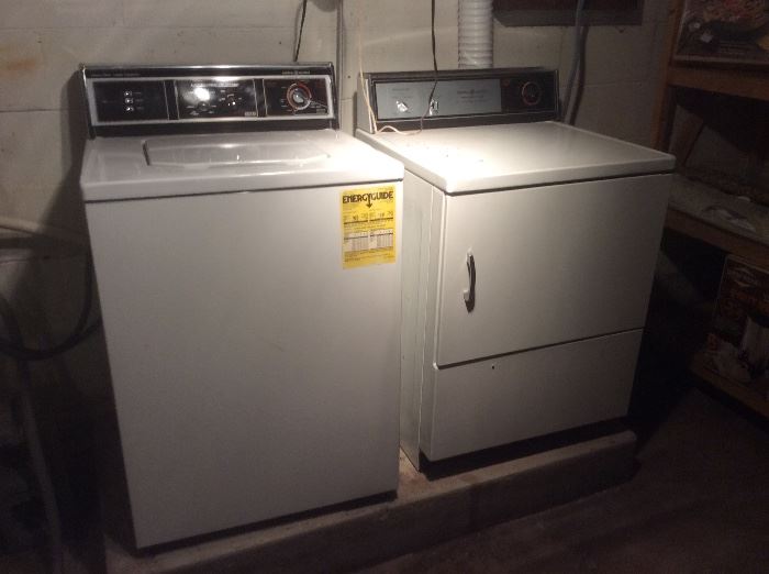 Washer and dryer. Electric 