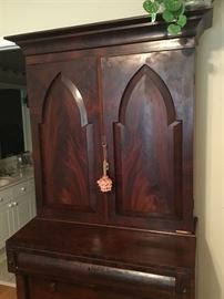 Front of the temple door secretary.