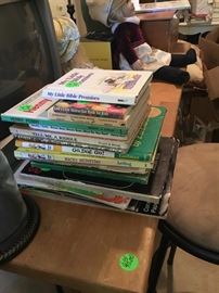 A few of children’s books.