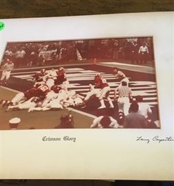 Ok all you Alabama fans, this is a collectible picture of “Crimson Glory” by Larry Carpenter.