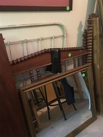 2 of the beds in garage.