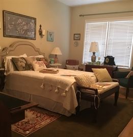 Full view of master bedroom.