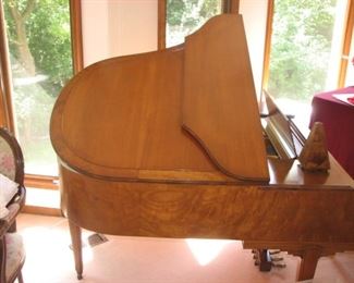 Chickering baby grand piano in pristine condition