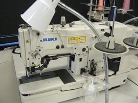 Juki LBH783 Single Needle Lockstitch Button Holing Industrial Sewing Maching 