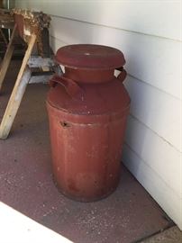 vintage milk can