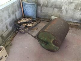 vintage lawn roller