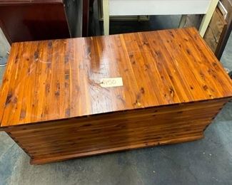 Custom made cedar chest made of narrow hardwood flooring. 48.5"w x 24"d x 24"t   Good Condition. $150.