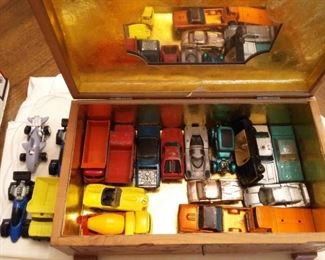 Mattel Tootsie Case & Cars (some Redline)