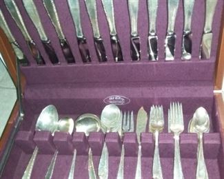 80pc Sterling Flatware Set "Southern Charm" by Alvin