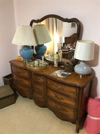 Vintage dresser & mirror