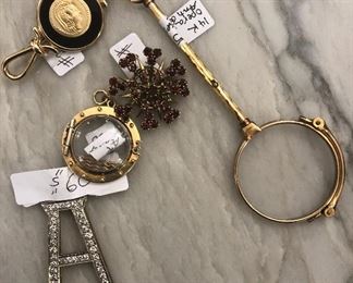 14K Lorgnette Opera Glasses and other beautiful estate pieces