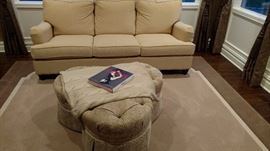 Electric Sleeper sofa, inflates with a button. Comfortable!