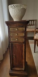 Planet Stand with Reticulated Lenox Flower Pot