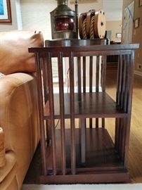 Mahogany Revolving Bookcase