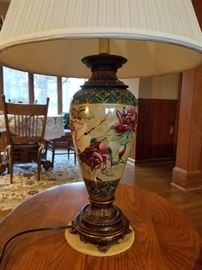 Vintage Hand Painted Lamp
 