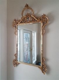 Vintage Rococo Style Mirror
