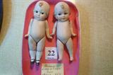 2 "germany" dolls #10950-5 3/4tall
                           #10954- 5 1/4" tall