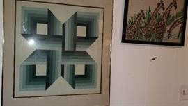 framed art needlework