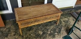 wicker table