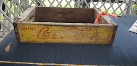 Coke wooden crate